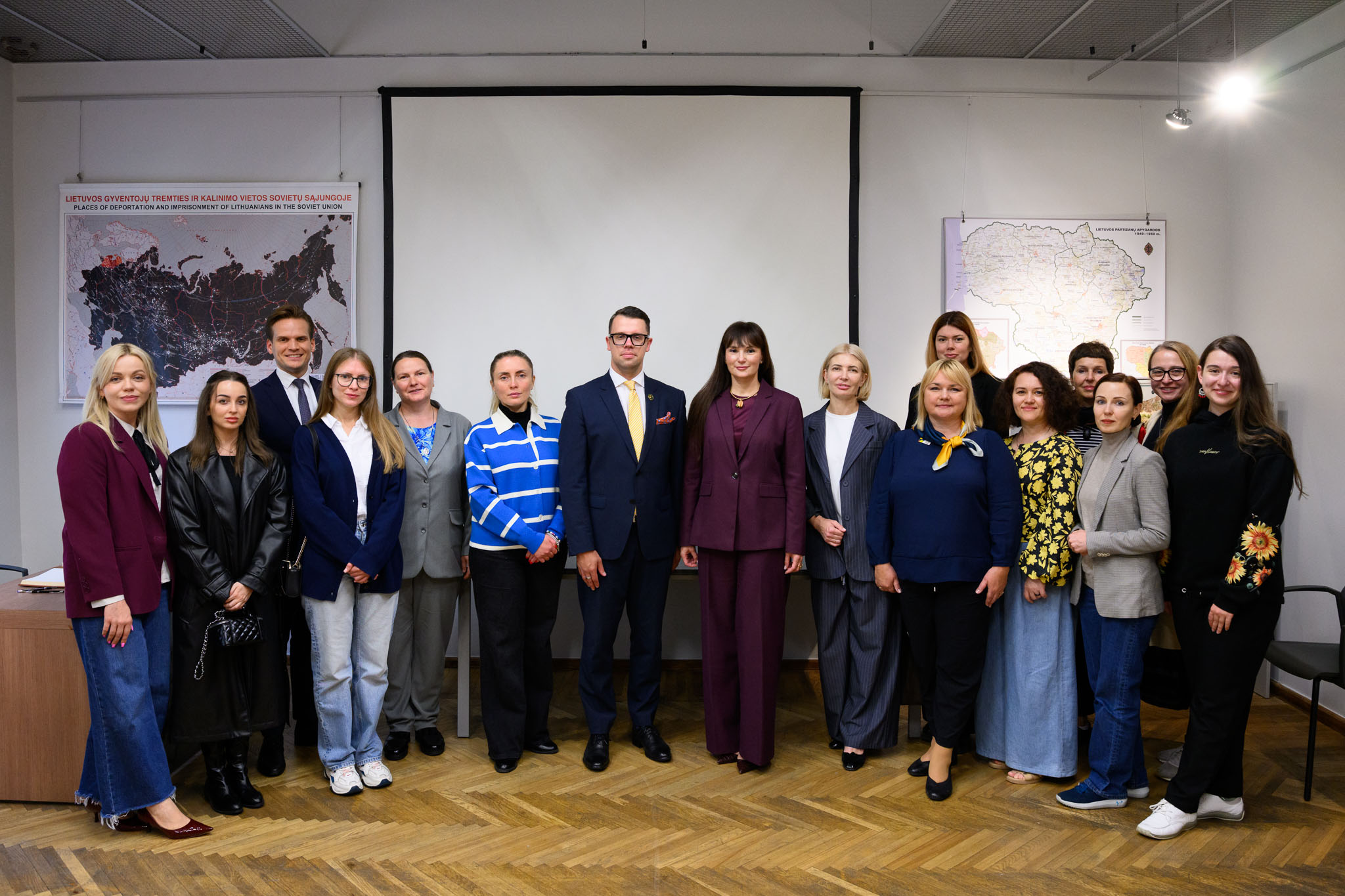 Audiogido ukrainiečių kalba pristatymo Okupacijų ir laisvės kovų muziejuje akimirka 15