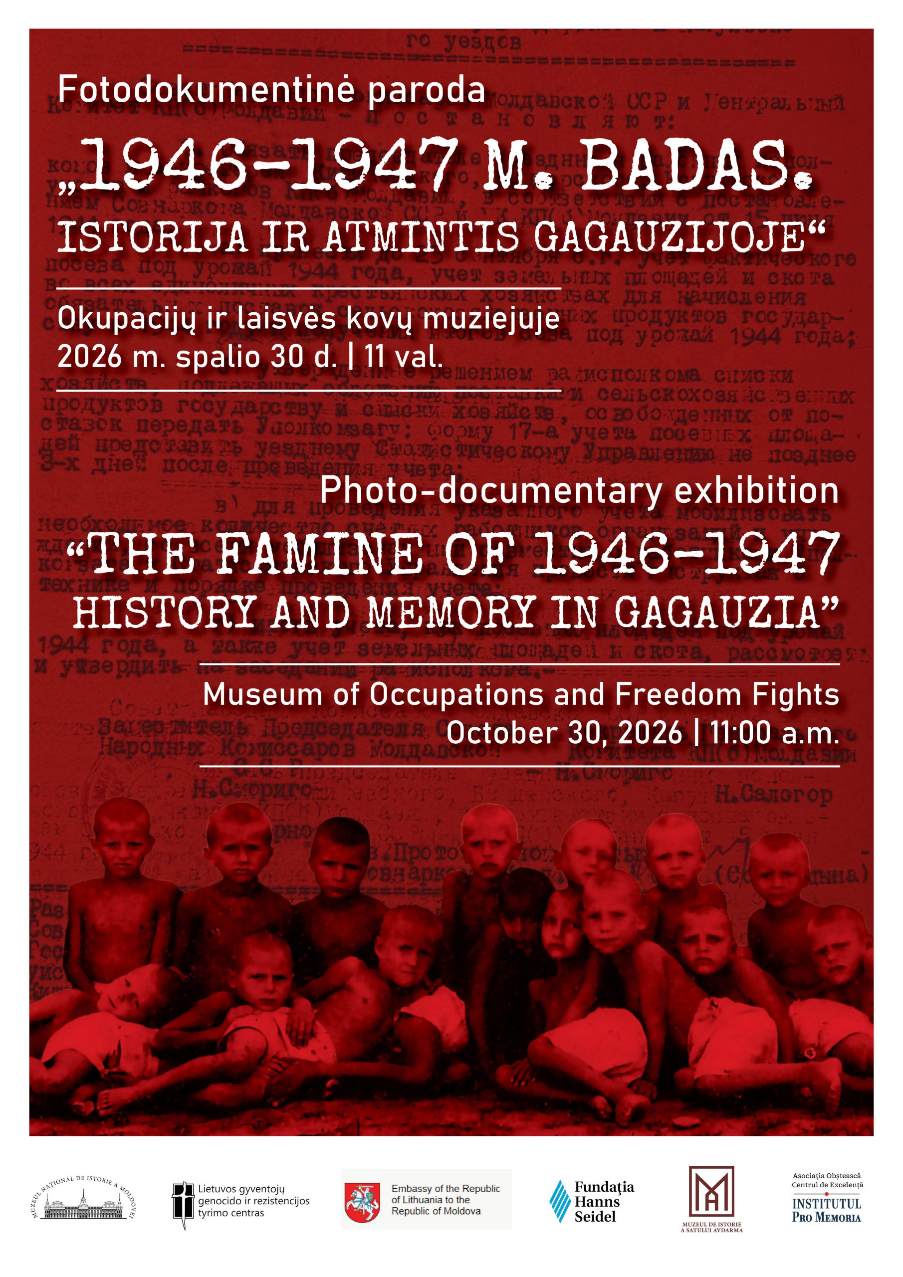 „1946–1947 m. badas. Istorija ir atmintis Gagauzijoje“