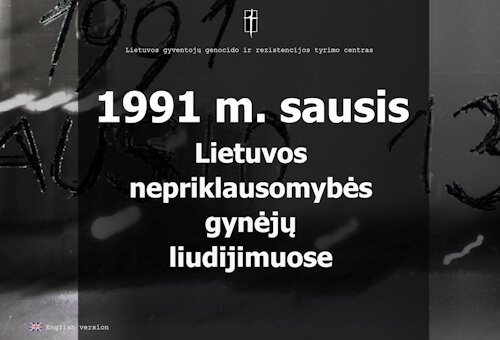 Virtuali paroda „1991 m. sausis Lietuvos nepriklausomybės gynėjų liudijimuose“