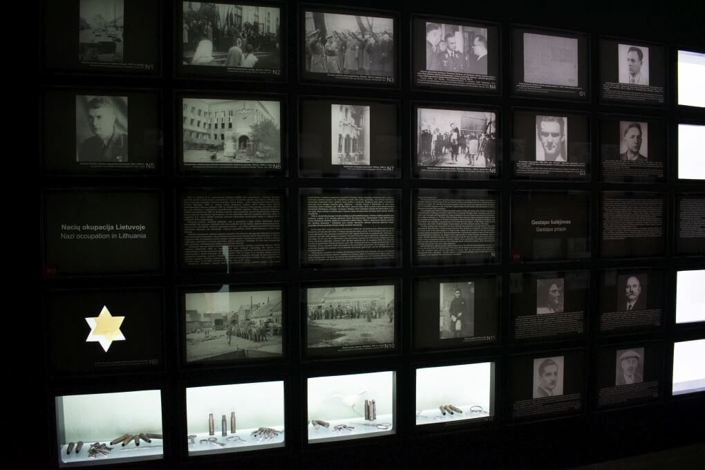 Ekspozicijos „Nacių okupacija ir holokaustas Lietuvoje“ vaizdas